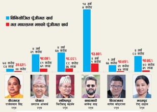 ७ महिनामा महानगरहरूको विकास खर्च जम्मा १८ प्रतिशत